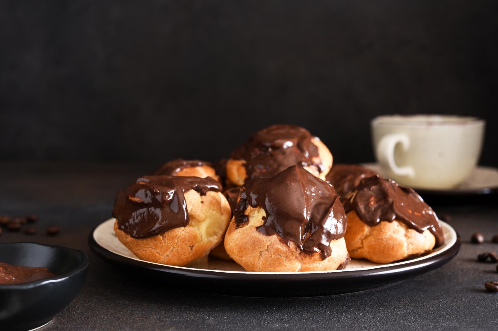 Bignè al cioccolato