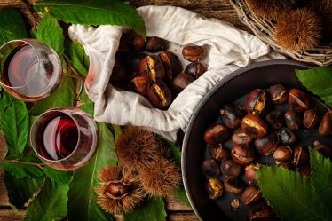 Castagne al rum