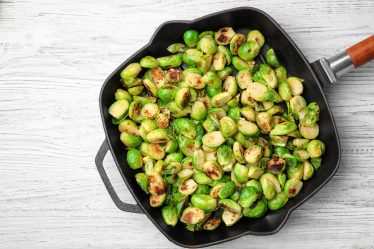 Cavolini di Bruxelles gratinati in padella