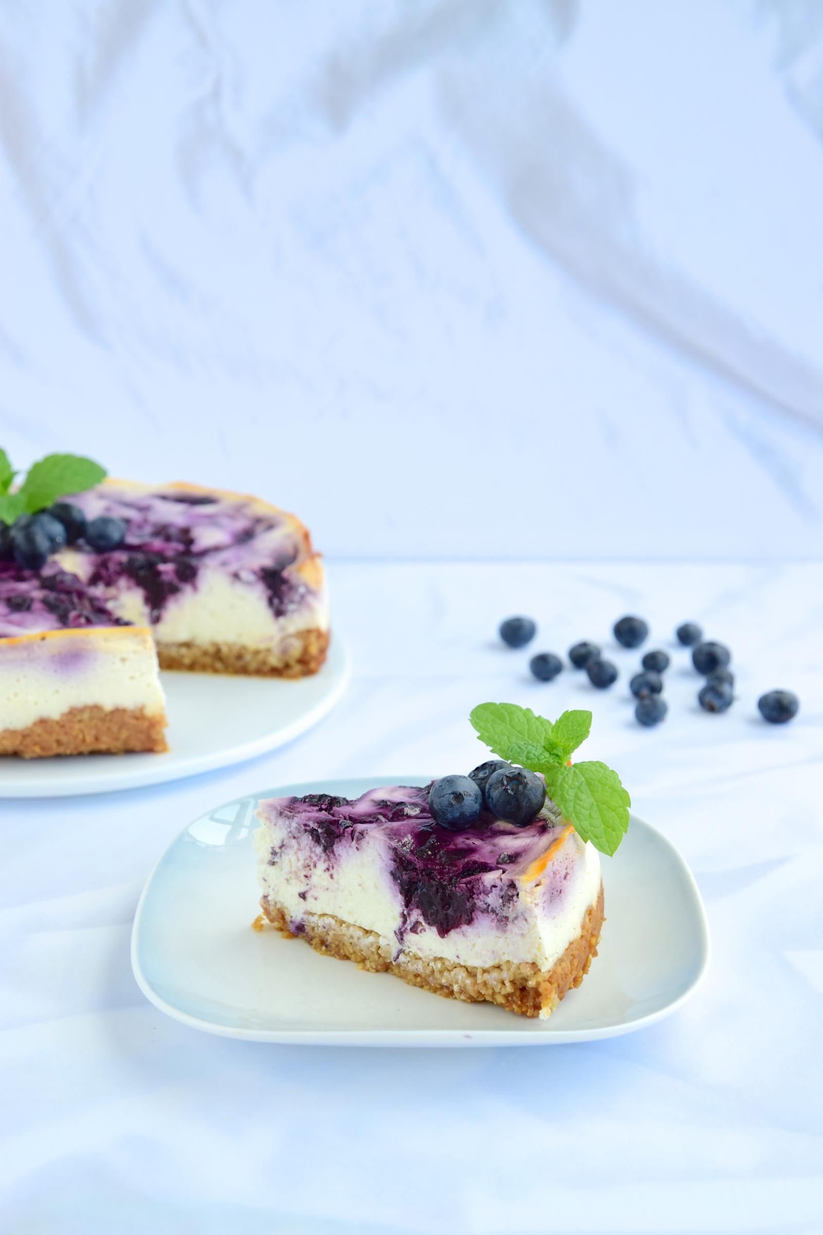 Cheesecake ai mirtilli