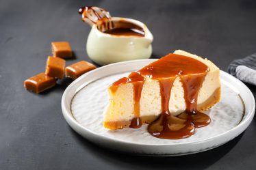 Cheesecake al caramello salato