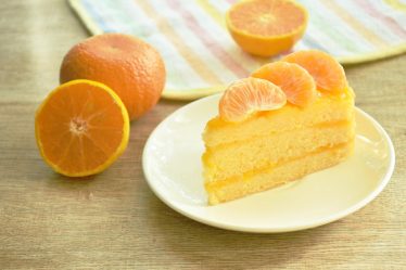 Chiffon cake all'arancia