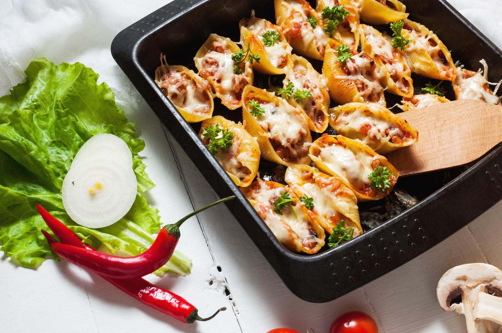 Conchiglioni ripieni al forno