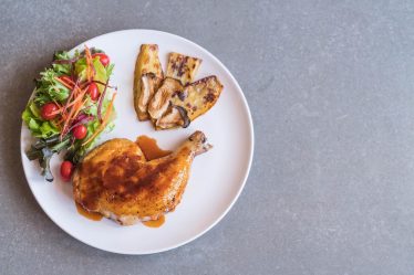 Cosce di pollo in padella
