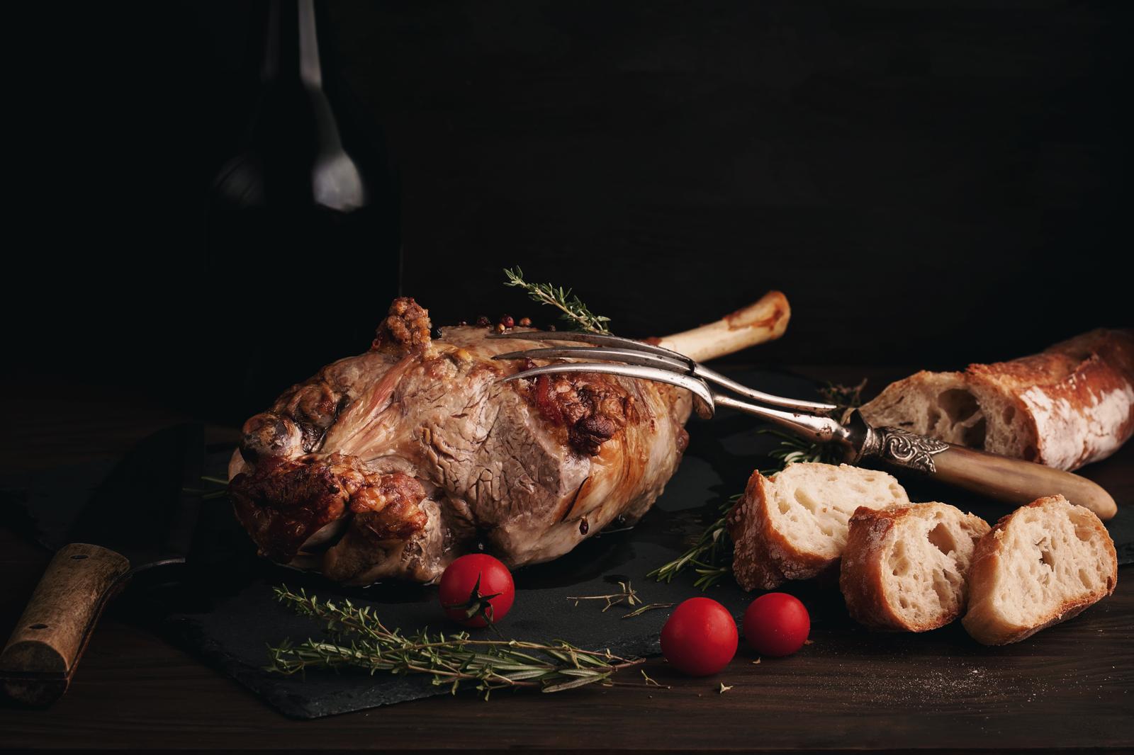 Cosciotto di agnello al forno