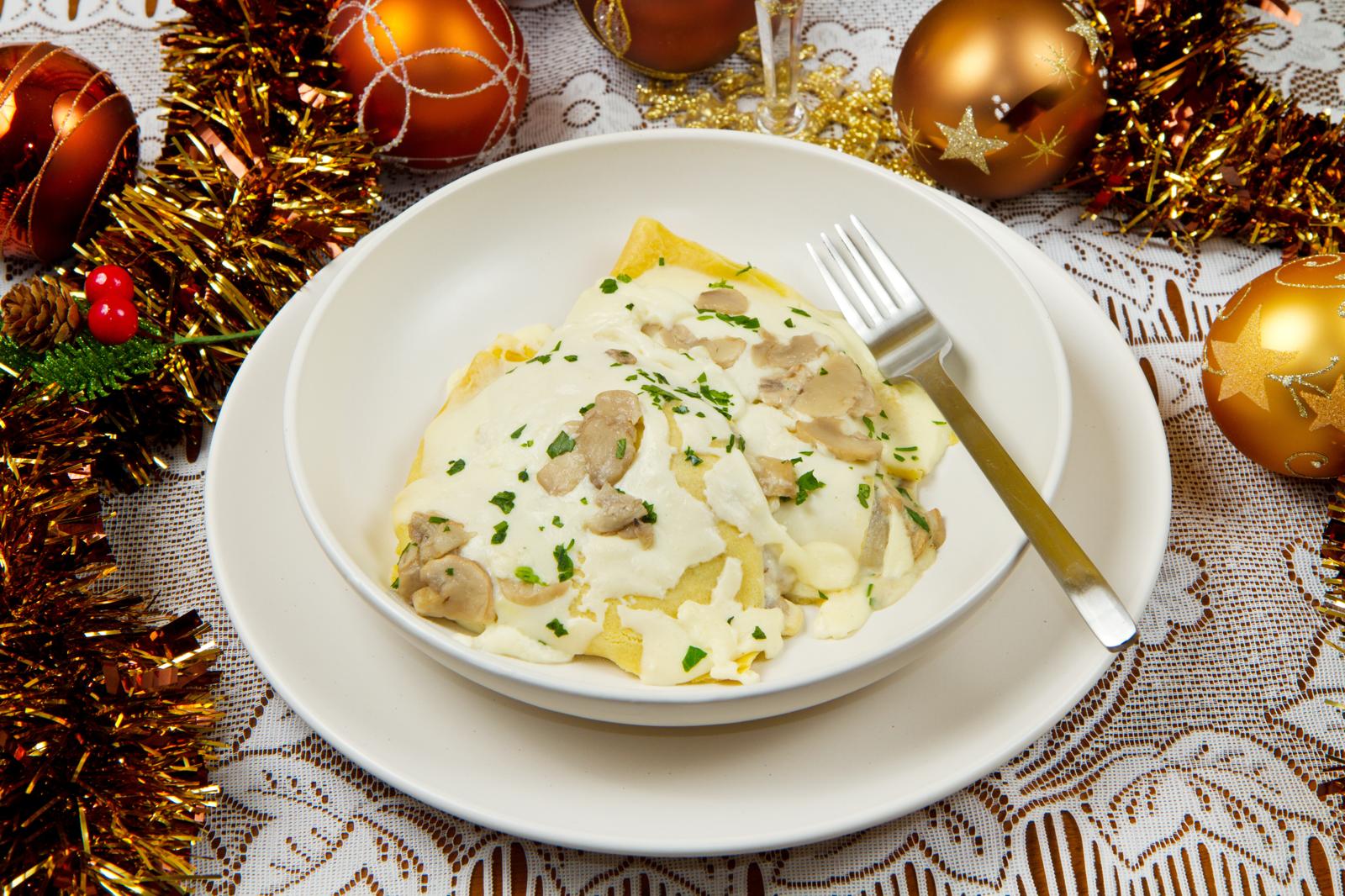 Crespelle ai funghi