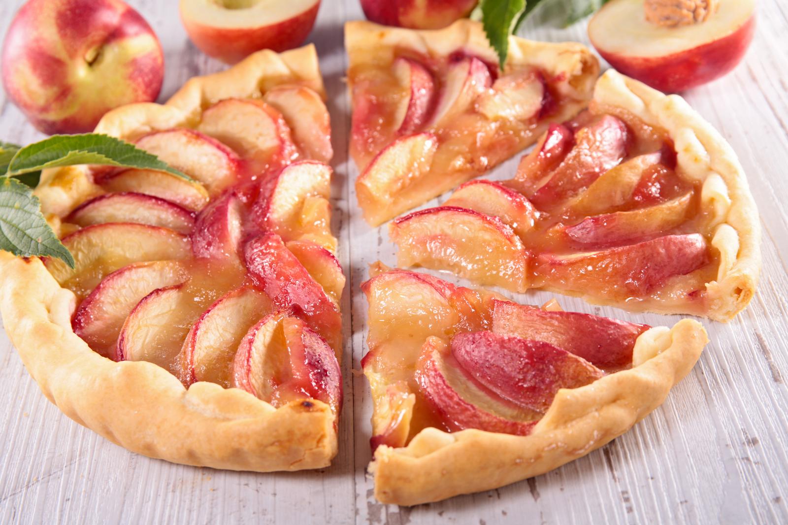 Crostata di pesche