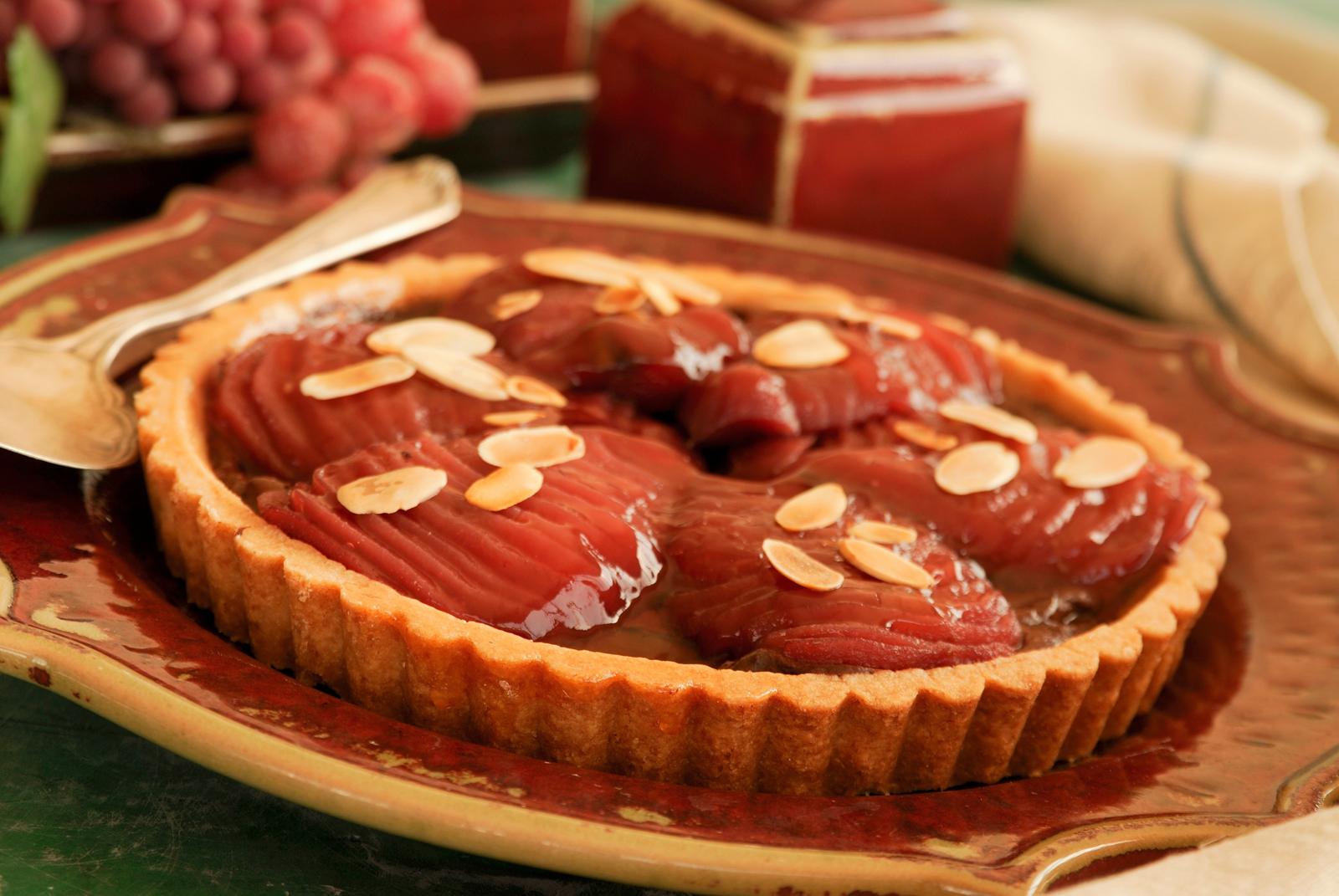 Crostata pere e cioccolato