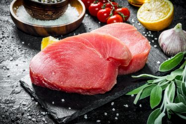 Filetto di tonno in padella