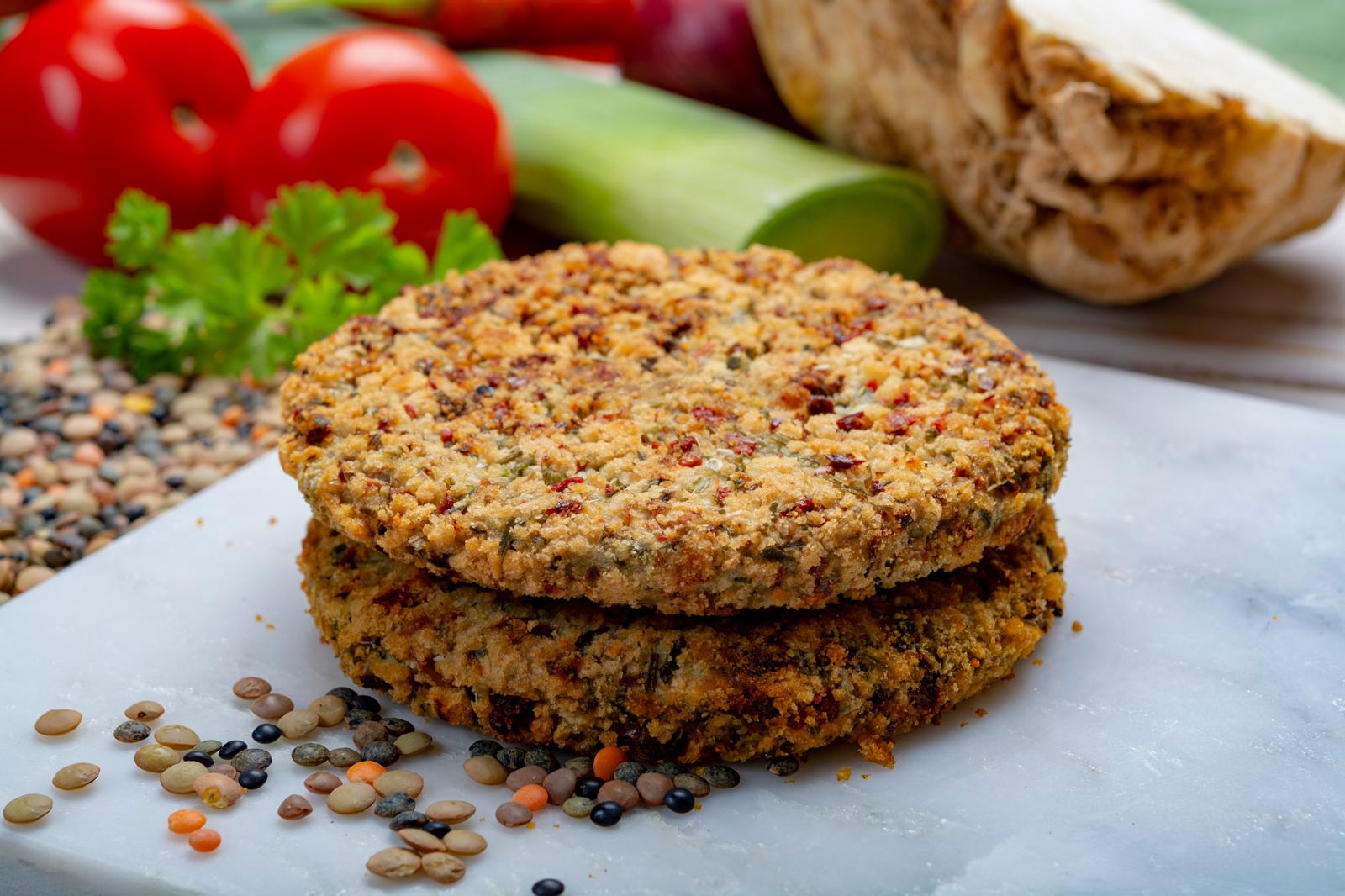 Hamburger di lenticchie