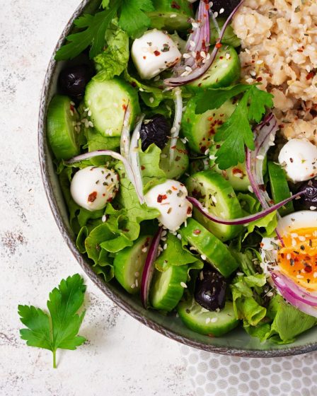 Insalata con uova sode