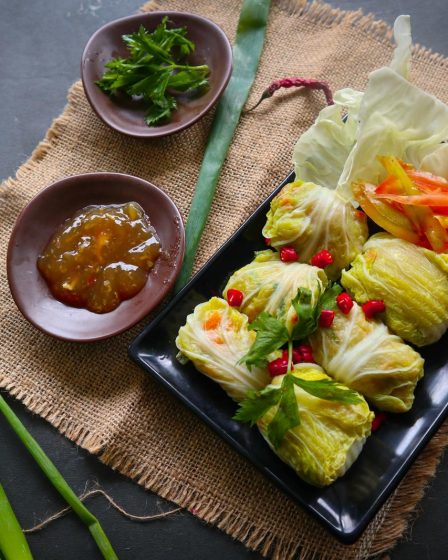 Involtini di verza vegetariani