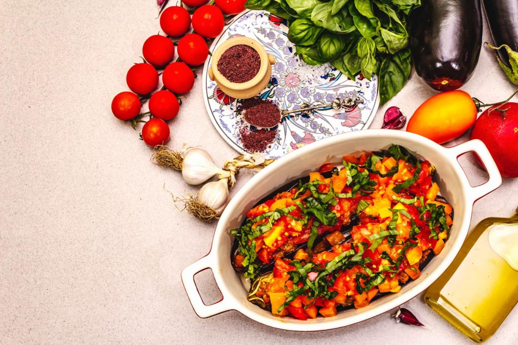 Melanzane ripiene vegetariane