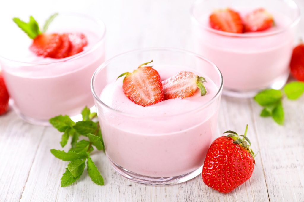 Mousse di fragole