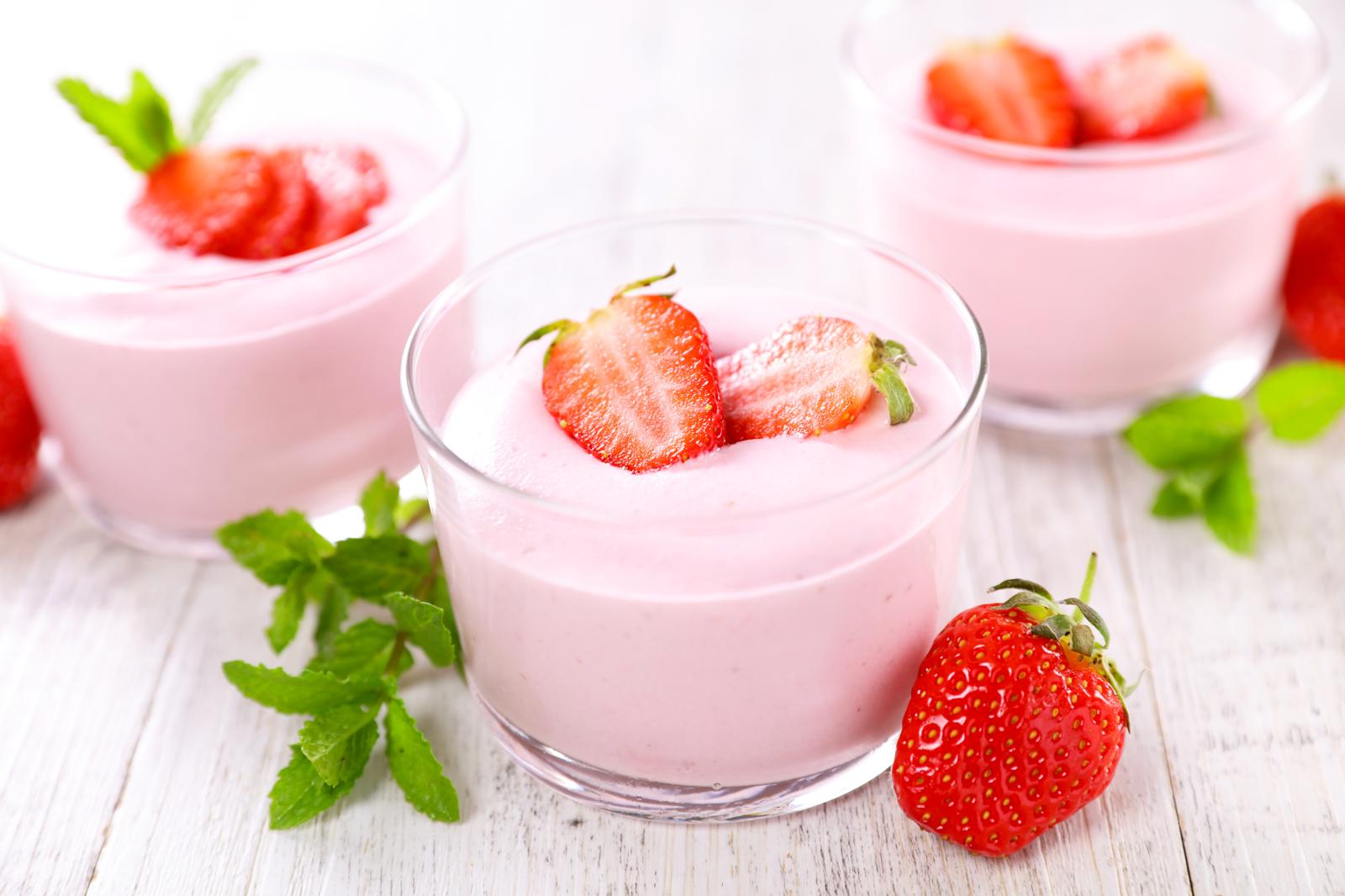 Mousse di fragole