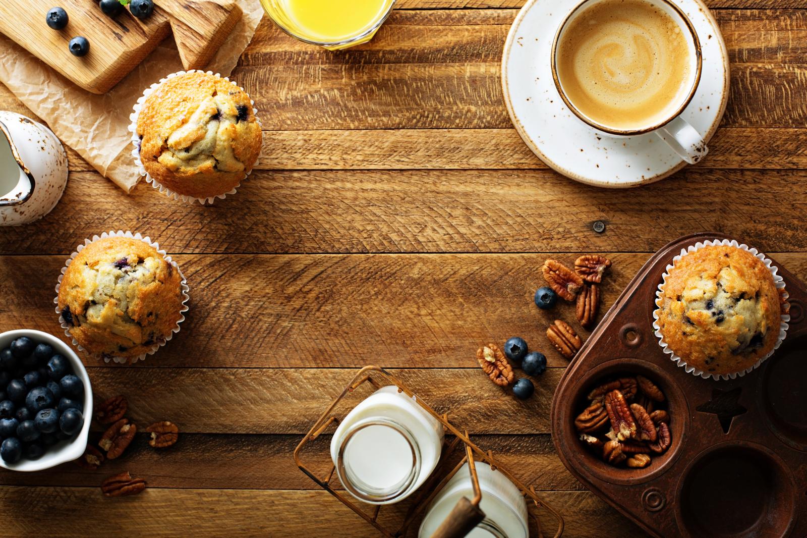 Muffin con marmellata