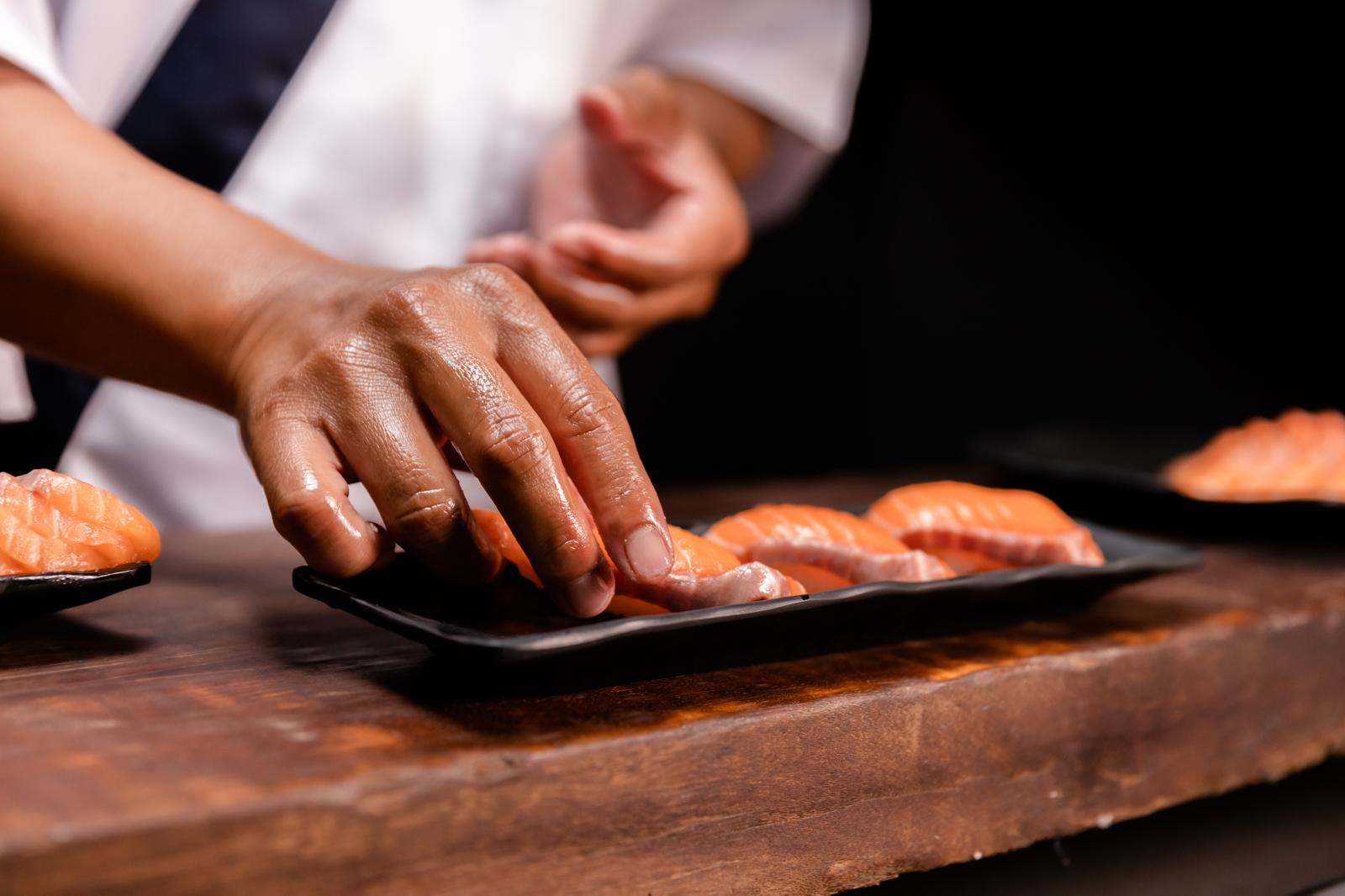 Nigiri salmone
