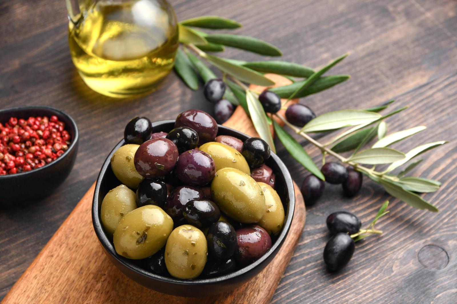 Olive schiacciate