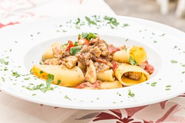 Paccheri con pesce