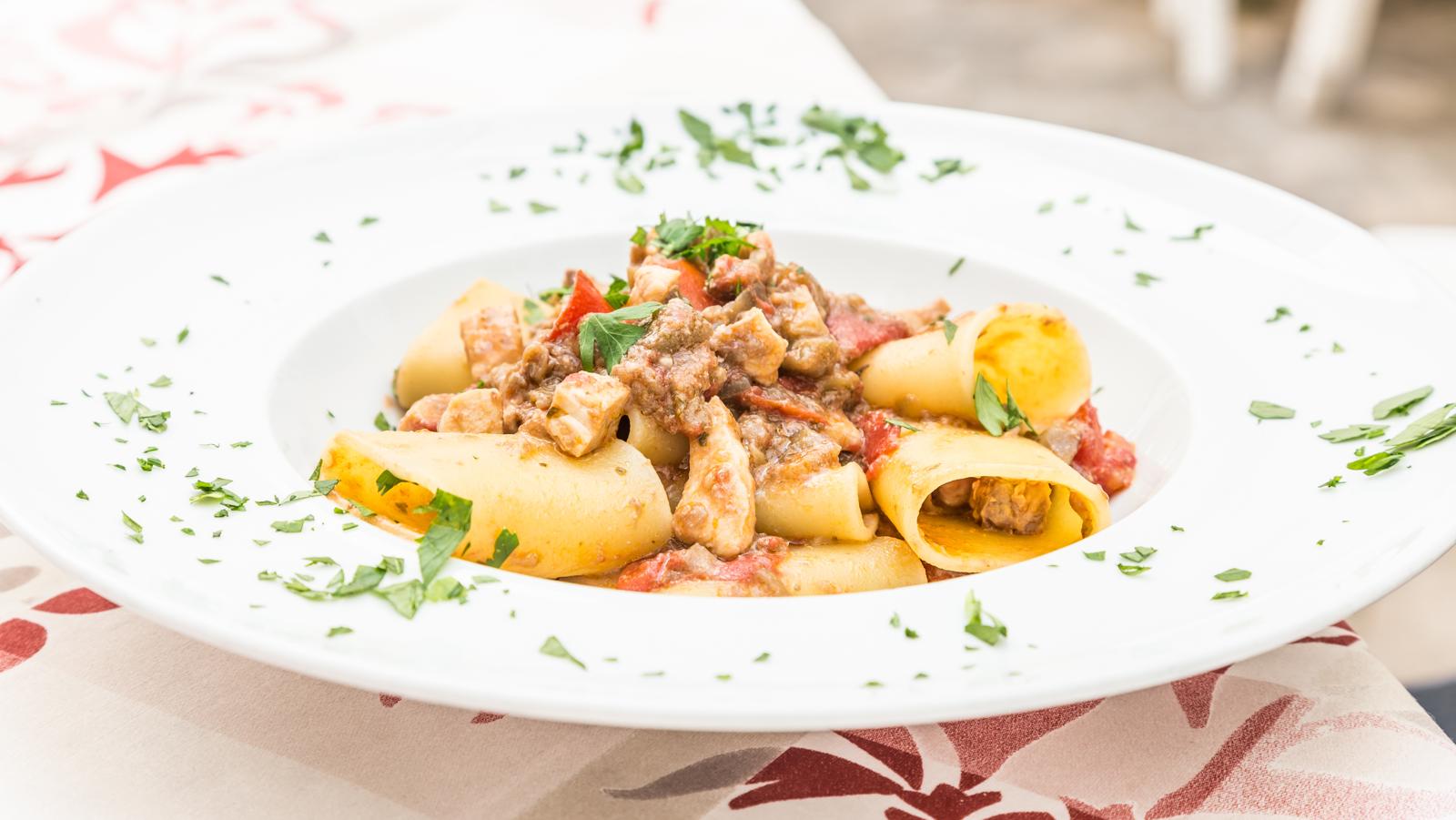 Paccheri con pesce