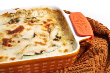 Parmigiana di zucchine bianca