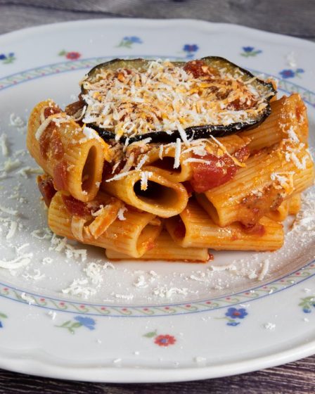 Pasta al forno con melanzane