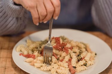 Pasta broccoli e pancetta
