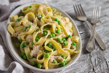 Pasta con piselli
