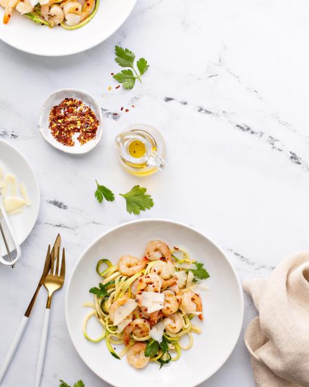 Pasta zucchine e salmone