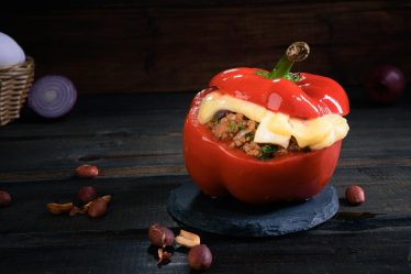 Peperoni ripieni di carne