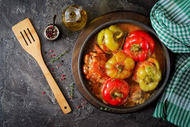 Peperoni ripieni senza carne