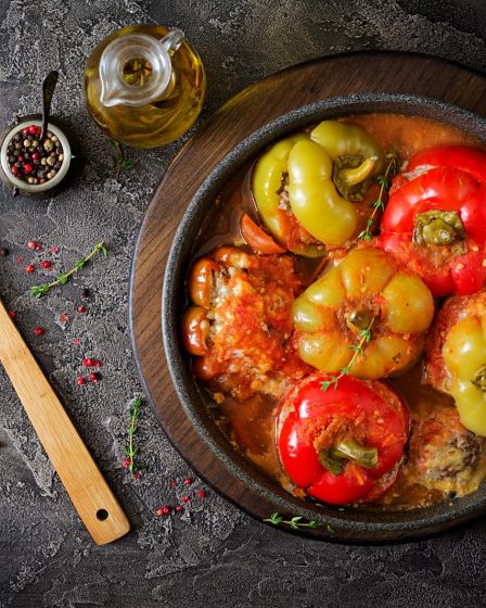 Peperoni ripieni senza carne