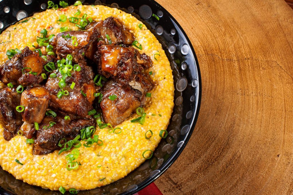 Polenta in pentola a pressione