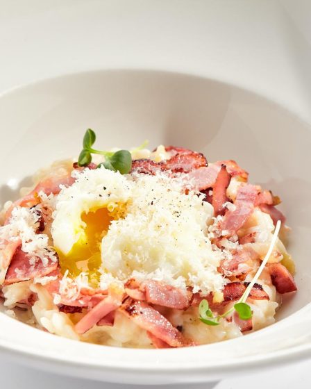 Risotto alla carbonara
