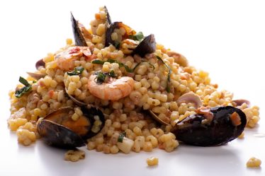 Risotto con gamberetti
