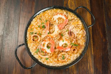Risotto con gamberi