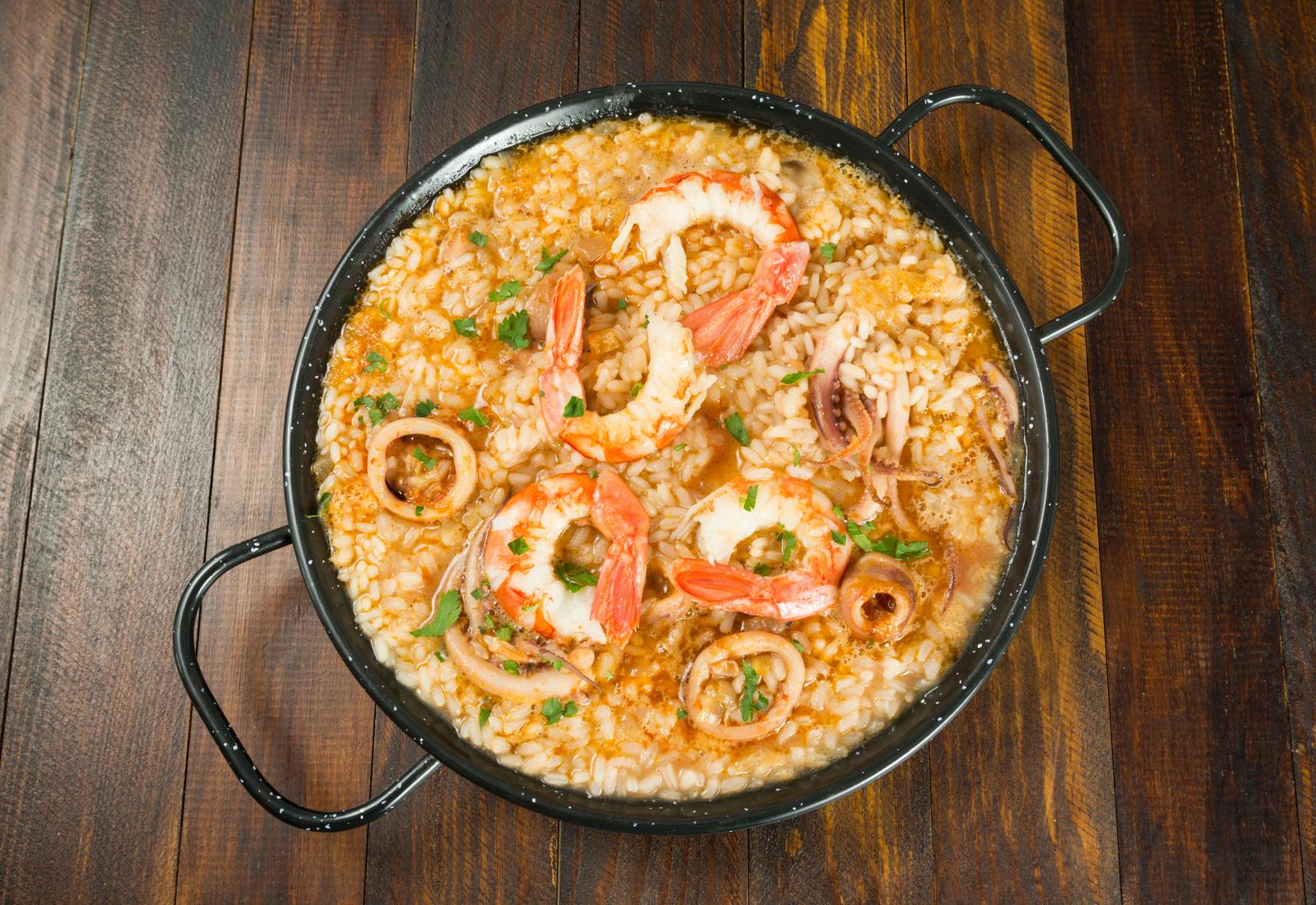 Risotto con gamberi
