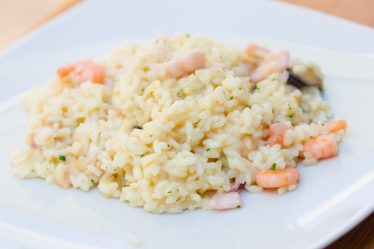 Risotto gamberi e limone