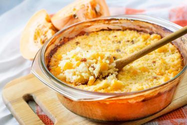 Risotto zucca e speck