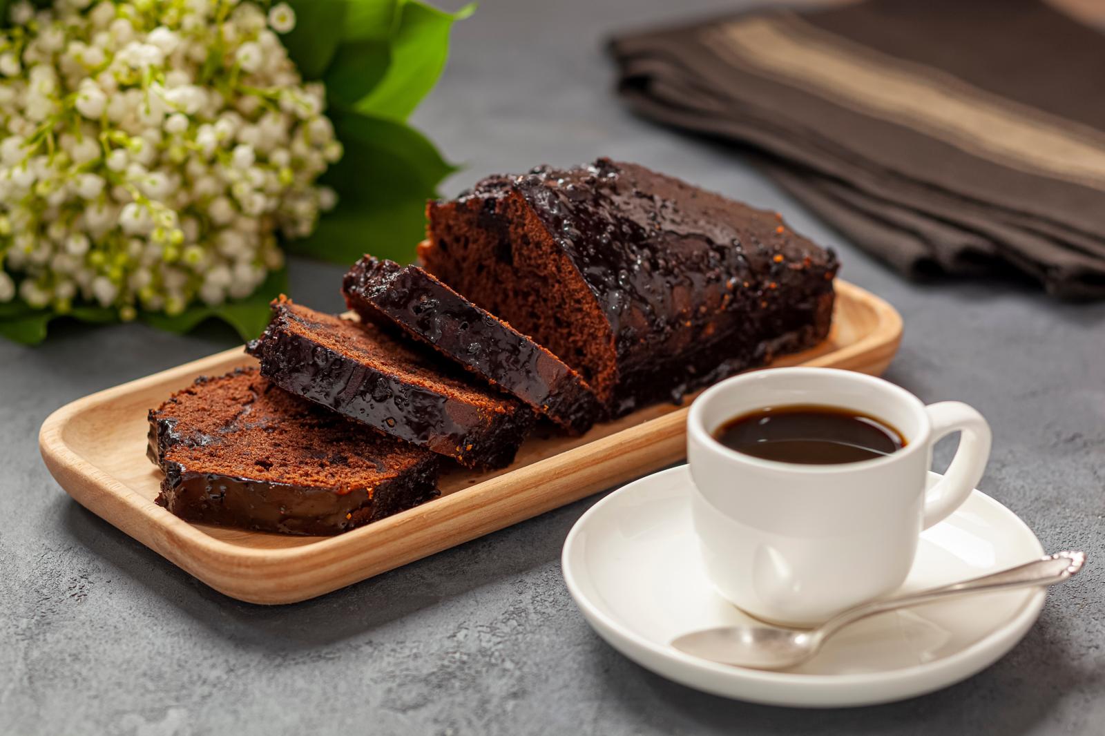 Torta con gocce di cioccolato