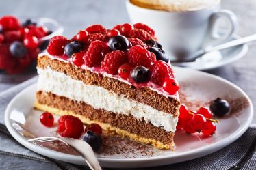 Torta con latte condensato