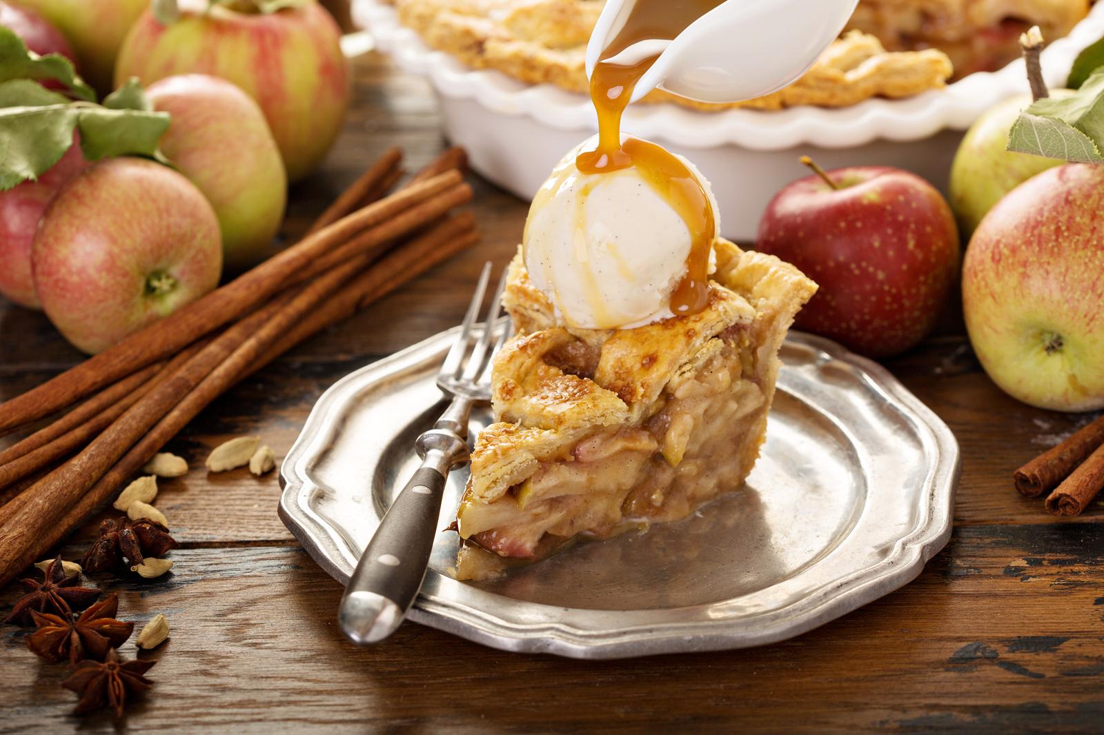 Torta di mele cremosa