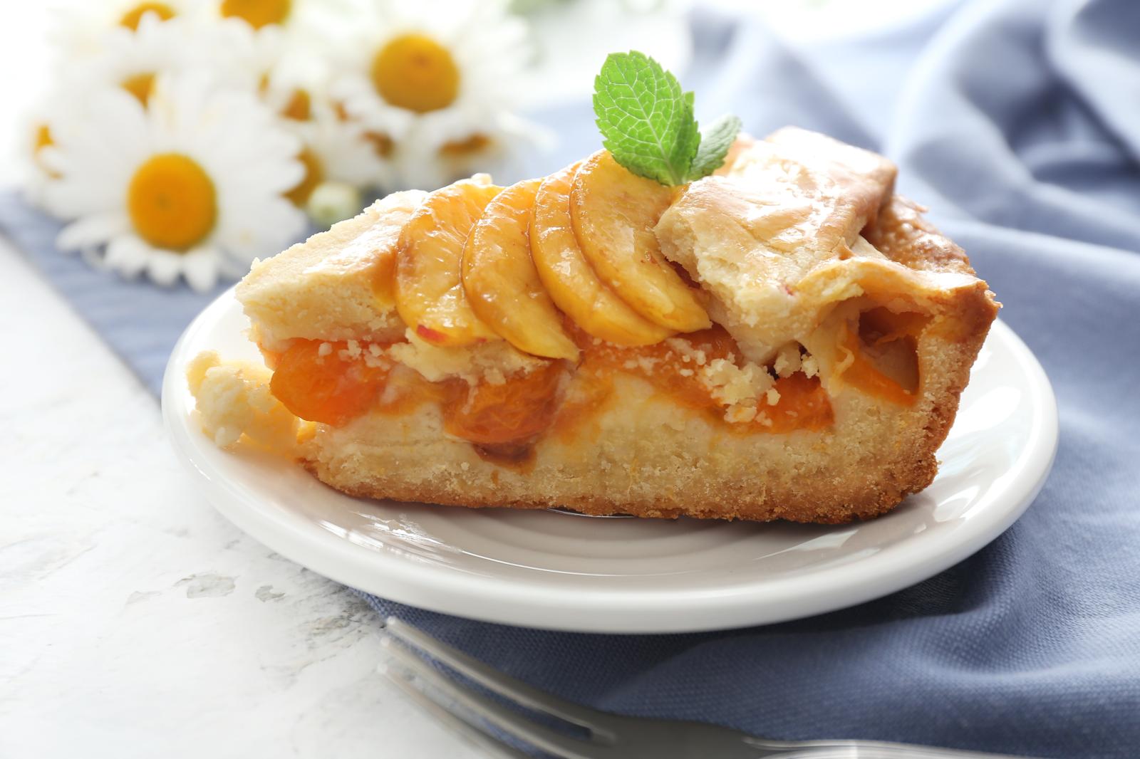 Torta di pesche