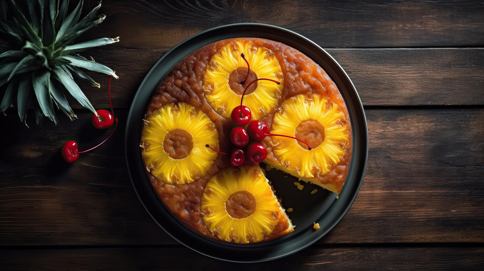 Torta rovesciata all'ananas