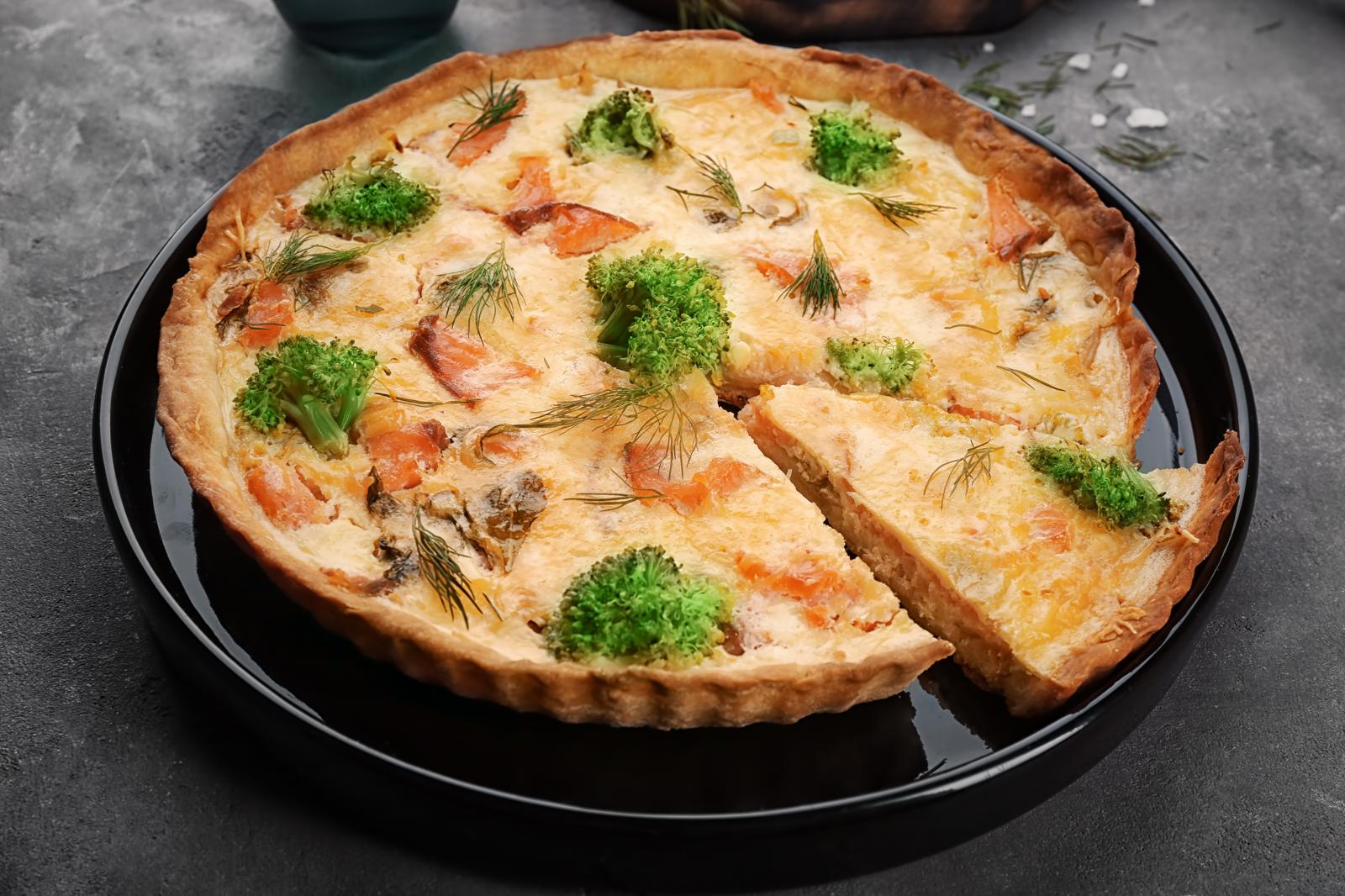 Torta salata prosciutto e formaggio