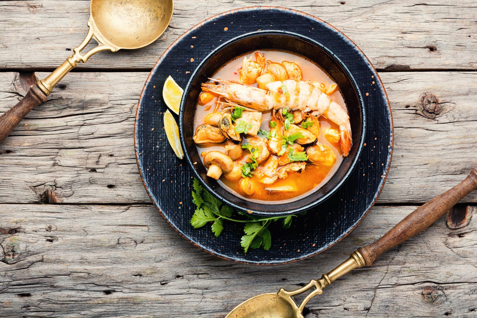 Zuppa di pesce senza spine